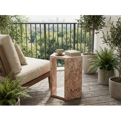 Table d'appoint en marbre Luxury