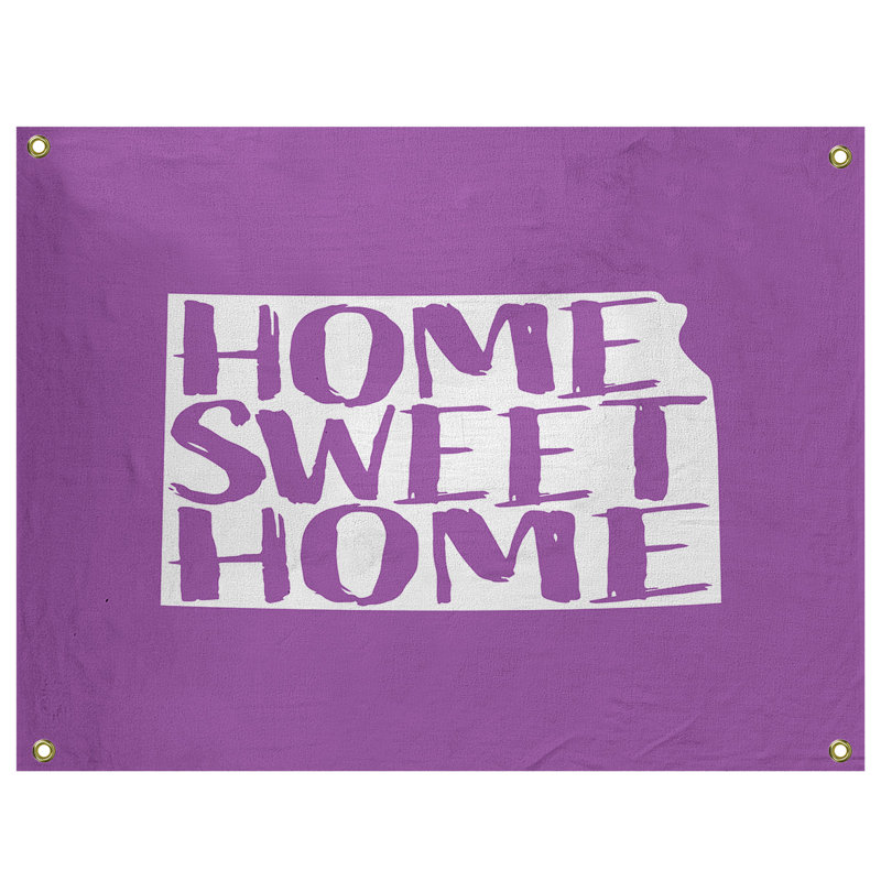 Tapisserie murale kansas doux pour la maison, H 26 po x l 36 po, Violet