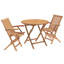 Solid Wood Patio Dining Set Table,