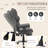 Executive Office Chair with 6-point Massage, Footrest-238746062