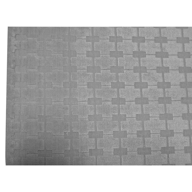Geometric Area Rug in Gray