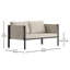 Annegriet Steel Frame Loveseat with Included Cushions and Storage Pockets-2097698236