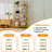 No Assembly Folding Etagere Bookcase-352414135