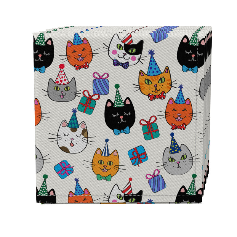 Cotton Twill Animals/Nature Square Napkin