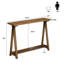  Console en bois massif Claridy-1496045691