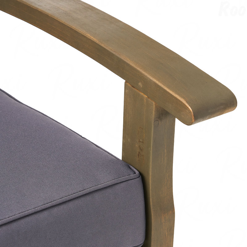 Patio Club Chair, Gray
