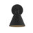 Elton 1 - Light Dimmable Armed Sconce in Black-2093527415-2093527408