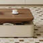 Table basse sur pied