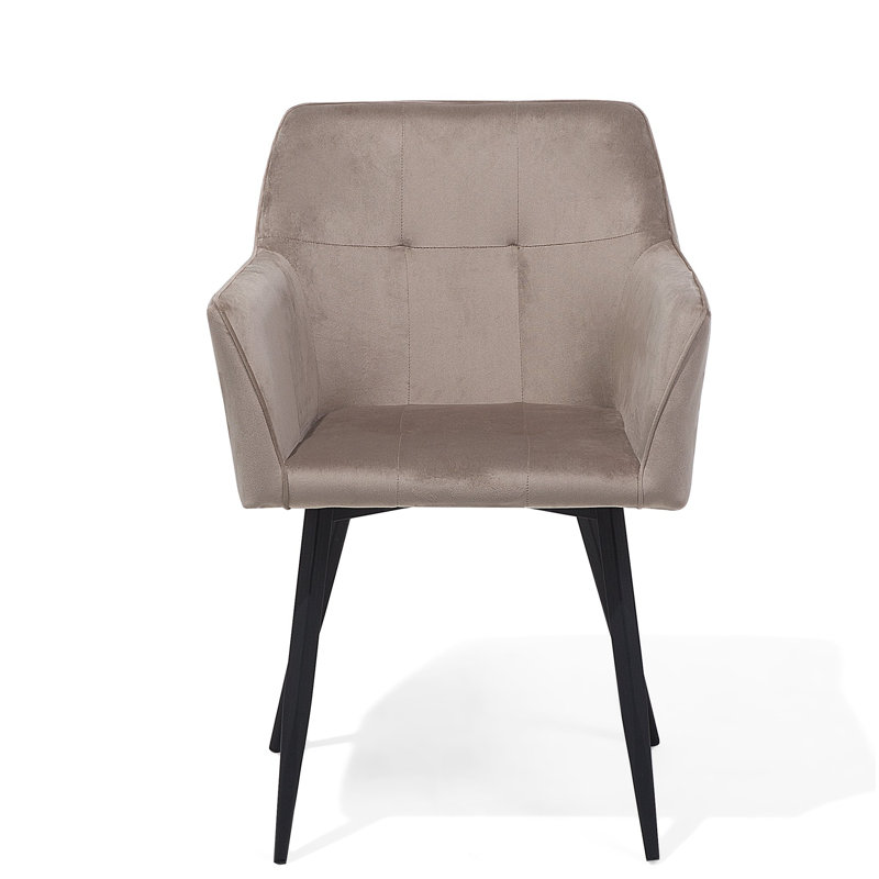 Willenhall 41cm H Tufted Armchair, Taupe