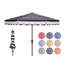 Parasol de marché Natalee de 108 po à bord festonné et à toit inclinable-714684206