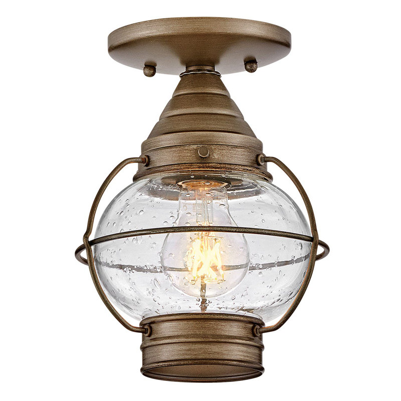Cape Cod 7-in Outdoor Convertible Light - Flush Mount or Pendant