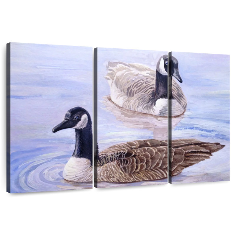 Geese, 42" H x 65" W