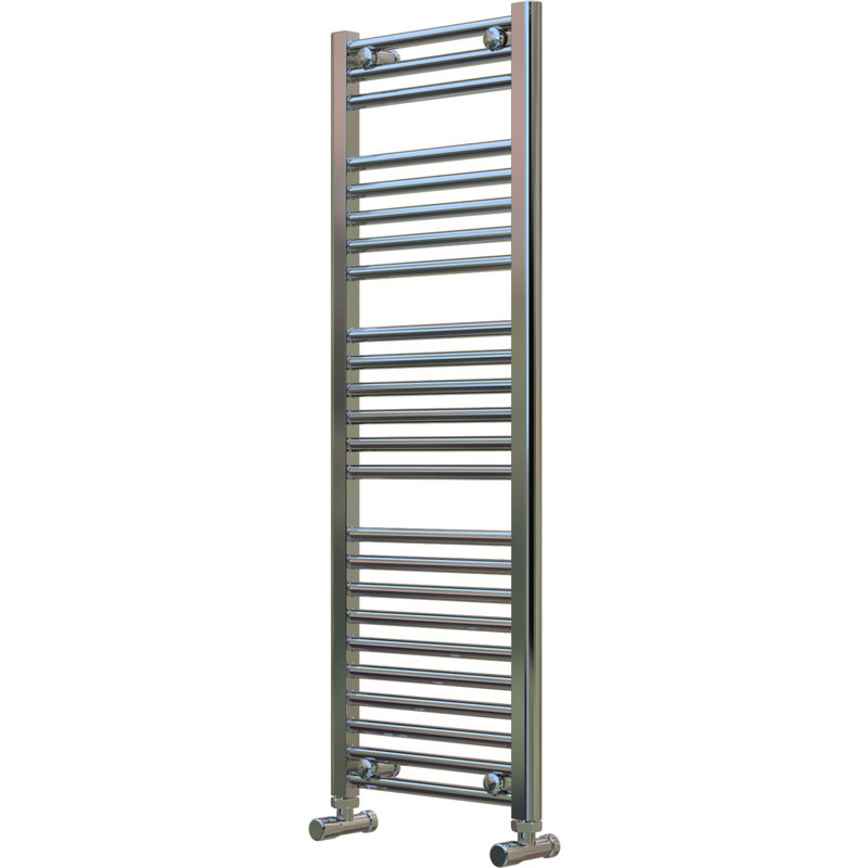 Shaunda Straight Towel Rail Heated Towel Rails, Chorme, 115cm H x 40cm W x 3cm D