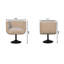Fauteuil pivotant de 25,5906 po Cameshia