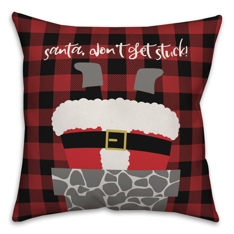  Coussin «Don't Get Stuck», 16 po x 1 po