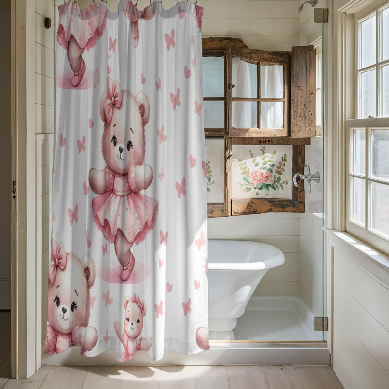 Bear Blush - Premium Shower Curtain 170, 74"H x 71"W