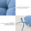 Coussin à dossier haut capitonné intérieur / extérieur Cassella-623790132