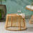 Outdoor Table In Brown - And Cage Structure Side With Look