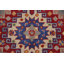 Tapis gris fait à la main Kazak