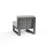 Georgie Aluminum Outdoor Armless Lounge Chair , Sunbrella® Cushions Included-39266028