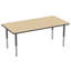 Table d'activité rectangulaire à hauteur réglable en forme de T-99018375-99069332-42177786