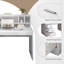 Bureau d'ordinateur avec huche-1508607941