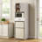 Mini Fridge Stand With Storage And Power Outlet, Coffee Bar Cabinet With Microwave Shelf, – Fits Most Mini Fridges And Wine Coolers, For Dorm, Kitchen, Or Office White 417A8621549C470BA8DAB8D3A506878E-1354998764