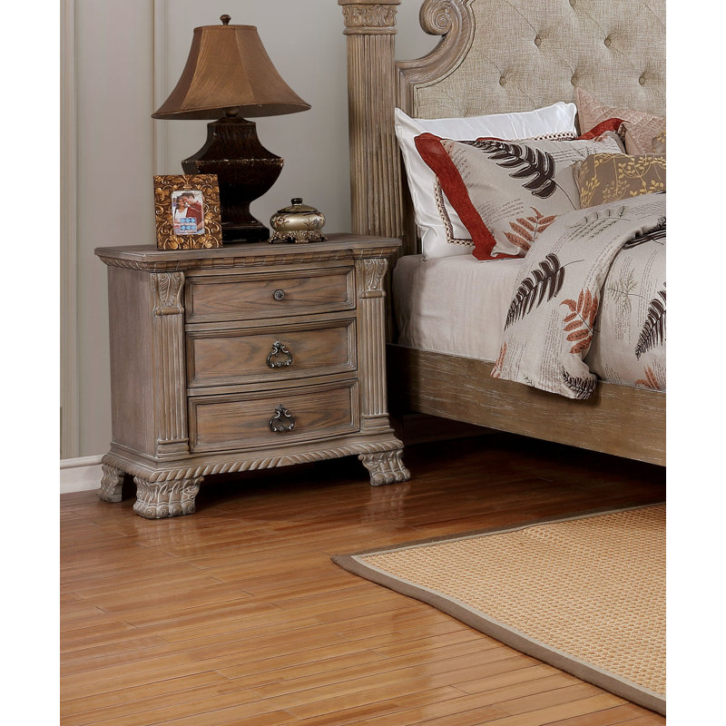 Table de chevet 3 tiroirs Kaydence