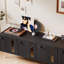 Wabi-sabi design sense solid wood TV cabinet-104850489