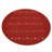 Maggiemae Hand Knotted Loom Wool Eco-Friendly Area Rugs - Round, Red Color, Contemporary Modern Design, High Pile Thick Handmade Anti Skid Area Rugs for Living Room, Bed Room-983246983-984189202