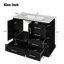 Meuble-lavabo traditionnel 36 "avec lavabo en céramique-520164513-520164543
