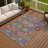 Machine Washable Indoor/Outdoor Chantille ACN2288 Damask Rug-217362865