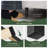 Velvet Upholstered Wingback Bed With Deepen Button Tufting Quiet Platform Bed Frame-945241707-945241706