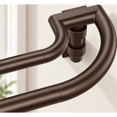 Double Curtain Rod for Blackout