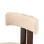 Chaise d'appoint rembourrée en coton