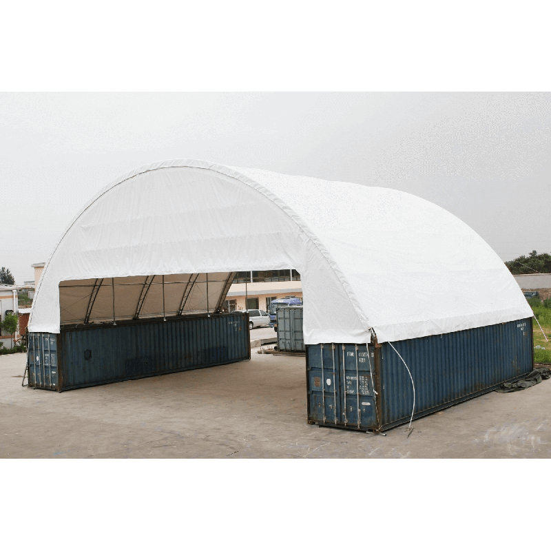 60 pi. L 40 pi. D Contenant d'expédition abri de jardin en PVC 22 oz