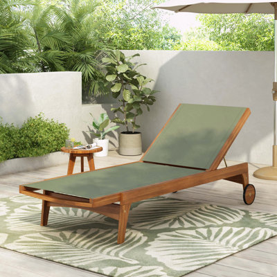 Chaise longue pour l'extérieur