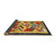 Tapis à chevrons jaune / orange / noir-326909119