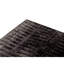 Tapis noir et noir de haute qualité noué à la main