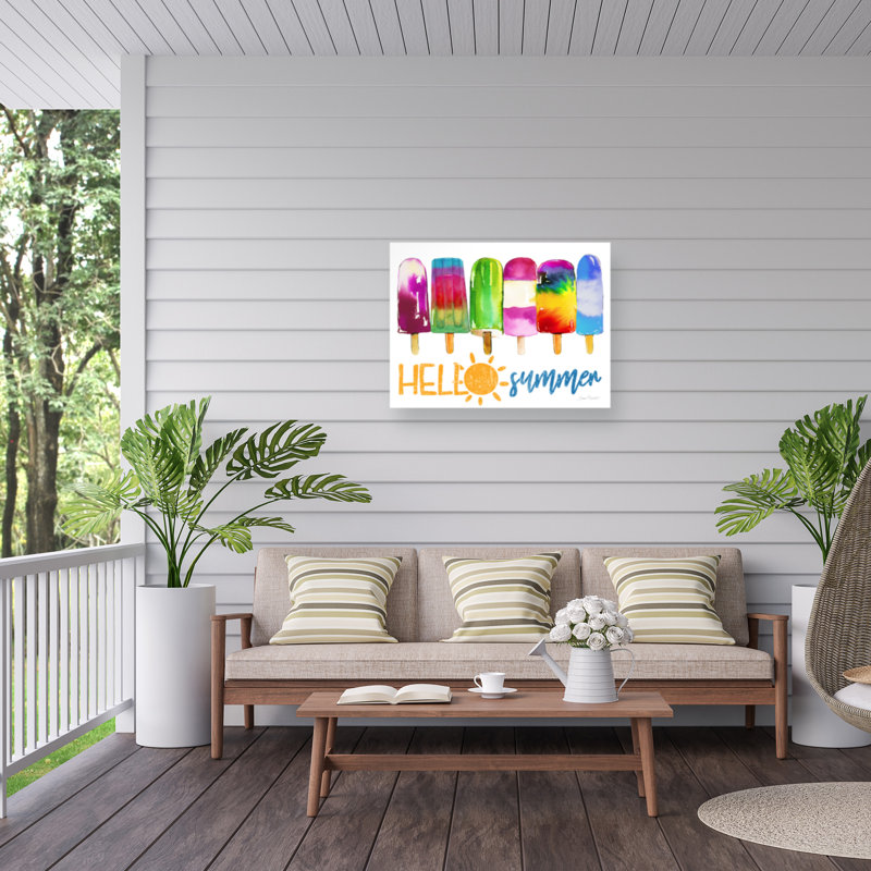 Décoration murale Jean Plout «Summer Fun C», L 19 po x H 14 po