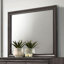 Ensemble de miroir de couleur grise avec commode à bijoux cachée en queue d'aronde anglaise-1068876491