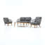 Pavia 4 - Person Patio Conversation Set with Cushions