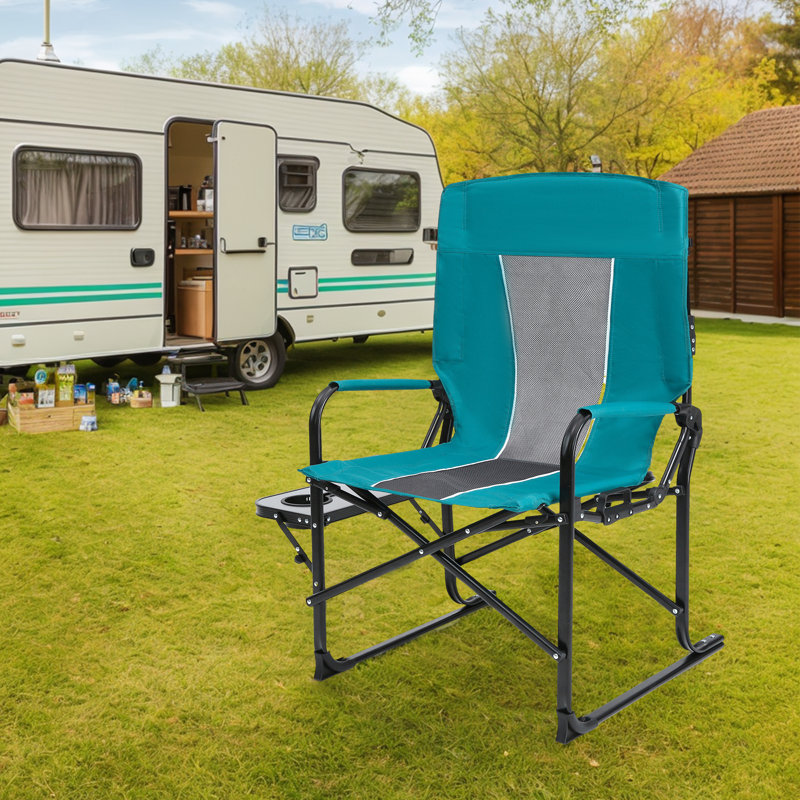 Outdoor Folding Camp Chair, Blue