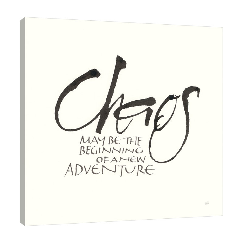 «Daily Saying II», toile tendue par Chris Paschke, H 12 po x l 12 po x P 1,5 po
