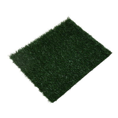 2 pièces Tapis de pelouse pour dressage de pelouse synthétique pour chien