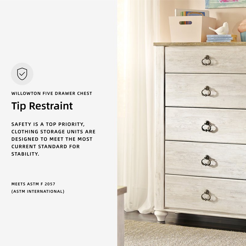 Commode 5 tiroirs Aidsa
