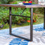 Ensemble repas d'extérieur avec table en bois 7 pièces Asfand