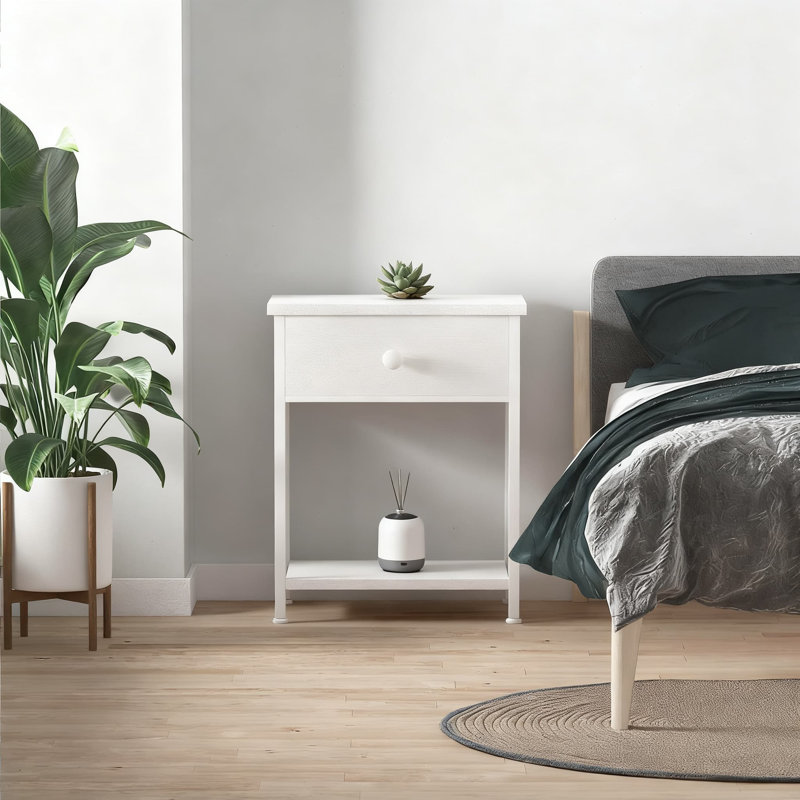 Rhyner 18 " W Steel Nightstand