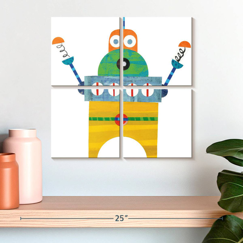 Ashelle Robot Party III, H 18 po x l 18 po