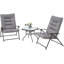 Ensemble de chaise inclinable avec coussin Shoshana-1833247258